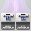 Smart Digital Household Vacuum Sealer - Dry, Moist & Powder 3 Modes, Built-in Cutter, S4 White 2