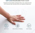 EGOHOME Gel Memory Foam Mattress 14-inch Cooling Cover & Pressure Relief 5