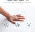 EGOHOME Gel Memory Foam Mattress 14-inch Cooling Cover & Pressure Relief 5