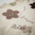 100% Pure Cashmere Long-pile Brushed Women's Crew Neck Sweater 4
