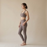 Women's Premium Buttery Soft Yoga Pants | 20% Lycra® Fabric - Taupe thumbnail 1