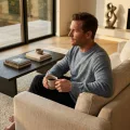 Men's Classic 100% Pure Cashmere Crew Neck Sweater 3