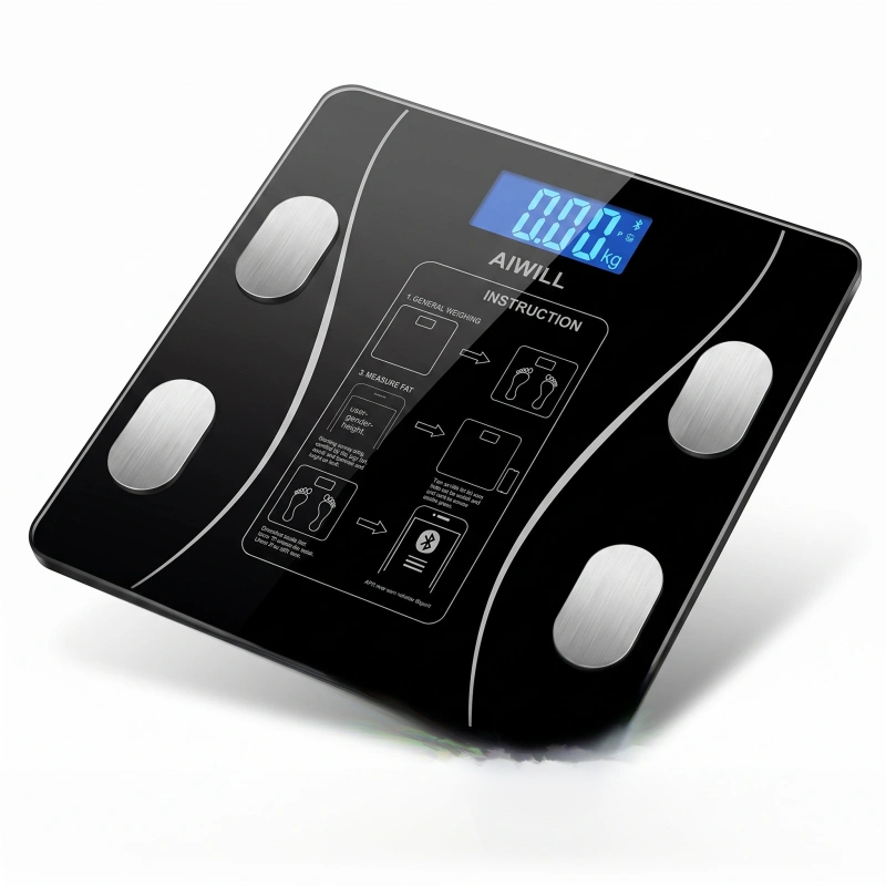 Smart Bluetooth Bathroom Scale - High Precision 180kg Digital Body Weight Scale - Main Image