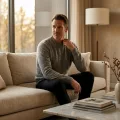 Men's 100% Pure Cashmere Classic Crewneck Sweater 2