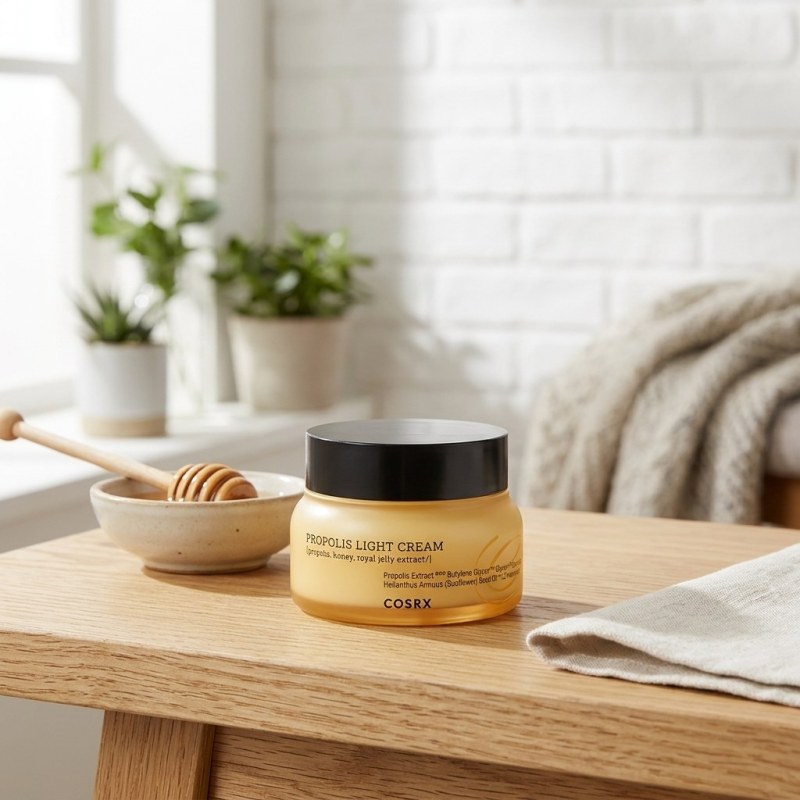 COSRX Full Fit Propolis Light Cream 65ml - Hydrating Glow Face Moisturizer - Image 3