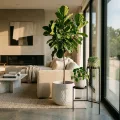 Handmade White Textured Ceramic Planter Set of 3, Indoor & Outdoor Pots 2