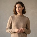 100% Pure Cashmere Women's Crewneck Sweater thumbnail 1