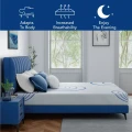 EGOHOME Charcoal Gel Memory Foam Mattress 8-inch Cooling & Pressure Relief 5