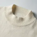 Women's 100% Cashmere Minimalist Mock Neck Sweater 5