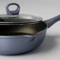 11 inch Premium Die-Cast Non-Stick Frying Pan, Low Smoke & Wear-Resistant, with Tempered Glass Lid, All-Stove Compatible 2