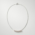 Pearl Necklace 5.5mm 18-Inch Silver Plated 1