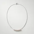 Pearl Necklace 5.5mm 18-Inch Silver Plated 1
