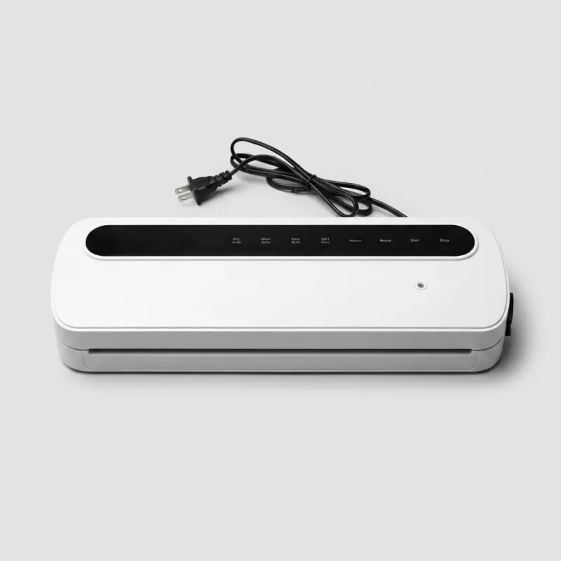 Fully Automatic Household Food Vacuum Sealer A5 - 4 Modes (Dry/Moist/Oil/Soft), Minimalist White - Main Image