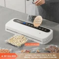 Fully Automatic Household Food Vacuum Sealer A5 - 4 Modes (Dry/Moist/Oil/Soft), Minimalist White 3