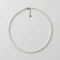 Premium Freshwater Seed Pearl Necklace, 4.5-4.75mm, 15.5in, 90 Pearls 1