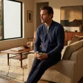Men's 100% Pure Cashmere Zip-up Cardigan 2