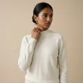 Women's 100% Cashmere Minimalist Mock Neck Sweater 2