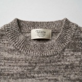 Tatatio Men's 100% Pure Cashmere Thickened Crew Neck Sweater - Light Heather Camel, Luxurious Warmth thumbnail 4
