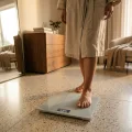 Digital Bathroom Scale - High Precision Tempered Glass Weight Scale with LCD 1