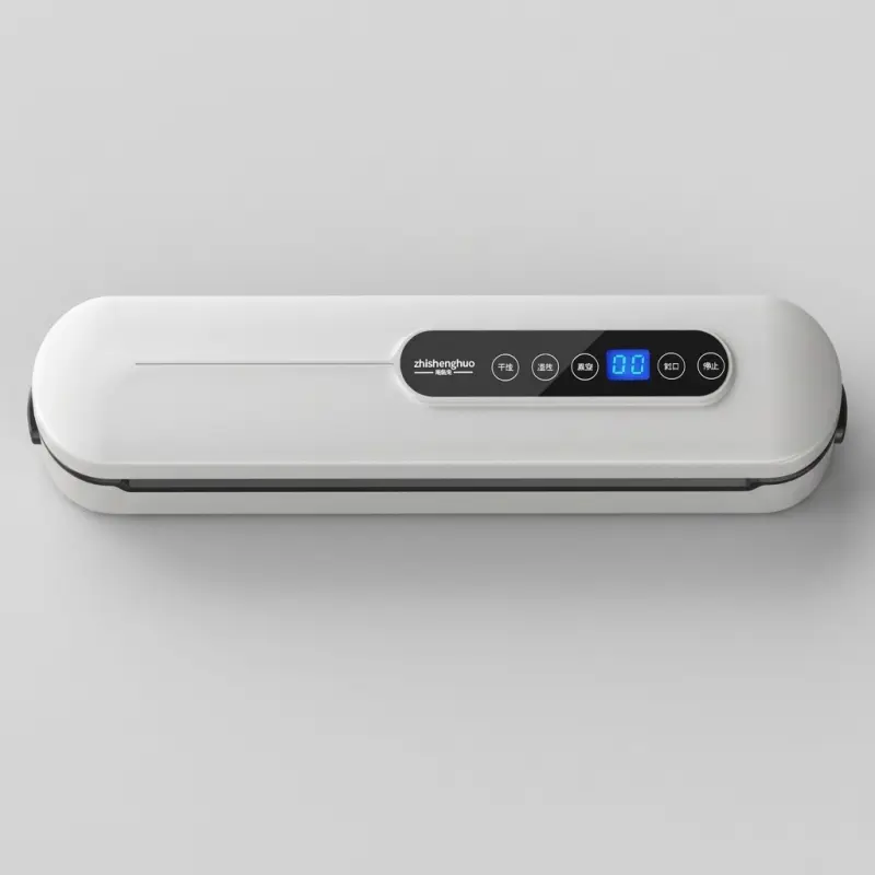 Smart Digital Vacuum Sealer - Household Dry & Wet Food Preservation Machine S3 White - Main Image