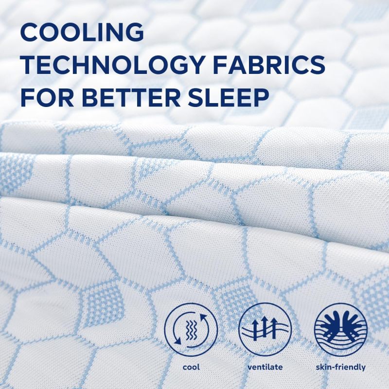 Gelsea 10 Inch Cooling Gel Memory Foam Mattress - Pressure Relief Support - Image 6