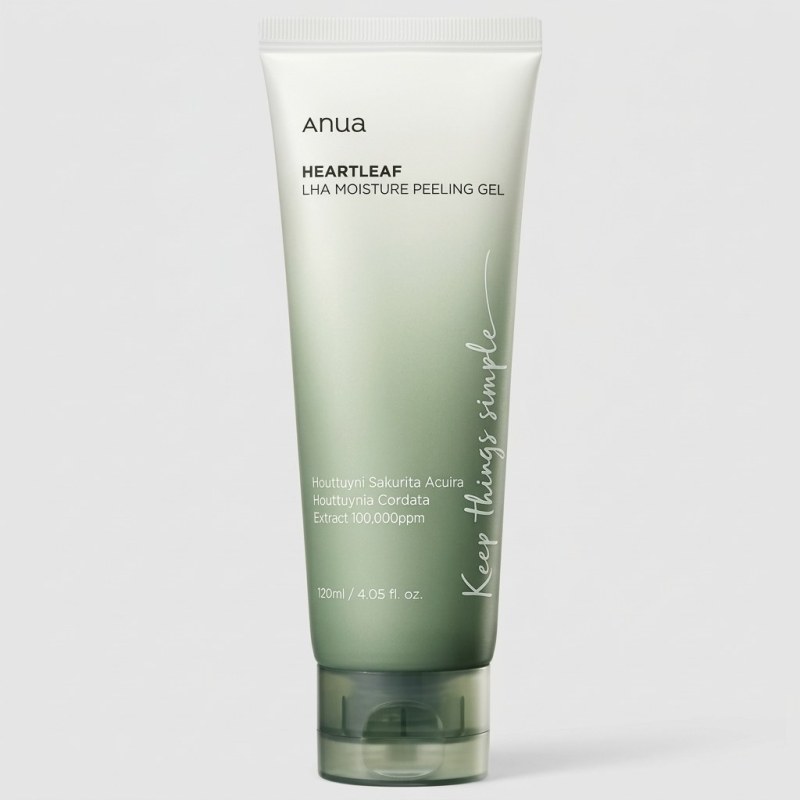 ANUA Heartleaf LHA Moisture Peeling Gel 120ml - Gentle Exfoliator - Image 1