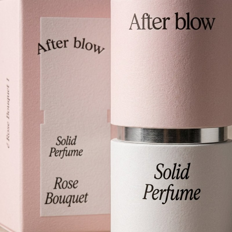 After Blow Solid Perfume 01 Rose Bouquet - Long-Lasting Floral Balm, 6.5g - Image 2