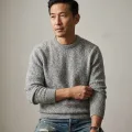 Men's 100% Pure Cashmere Classic Crewneck Sweater 1