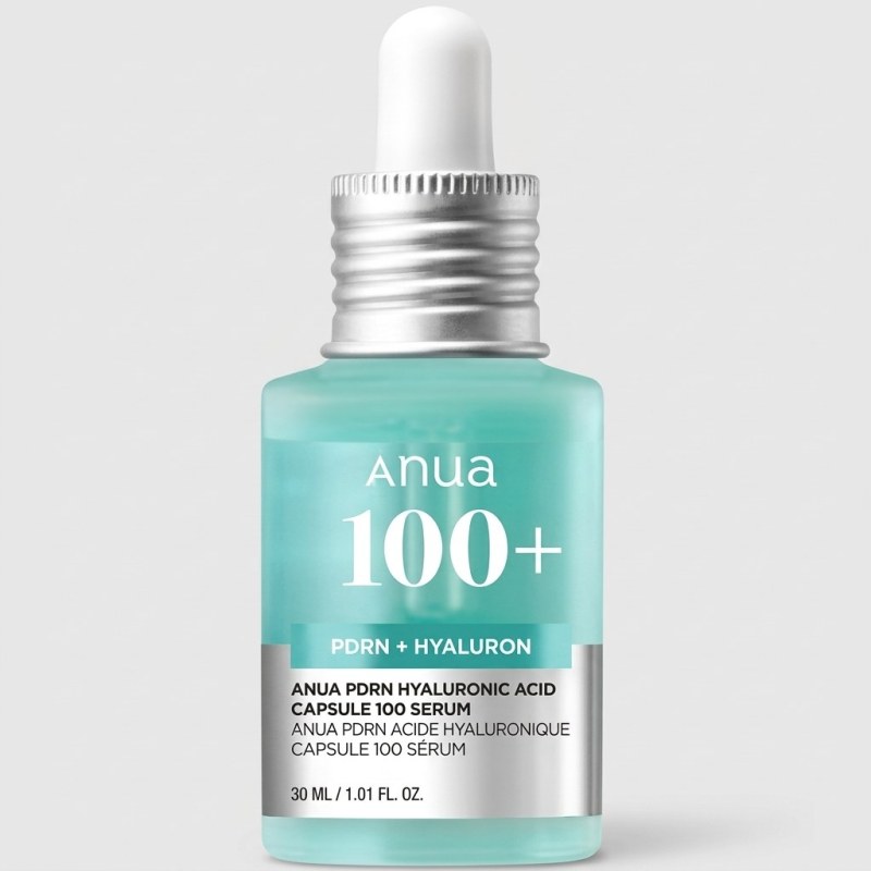 Anua PDRN Hyaluronic Acid Capsule 100 Serum 30ml - Deep Hydration & Repair - Main Image