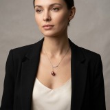 Mauve Freshwater Pearl Necklace, 12.18mm, 20in thumbnail 7