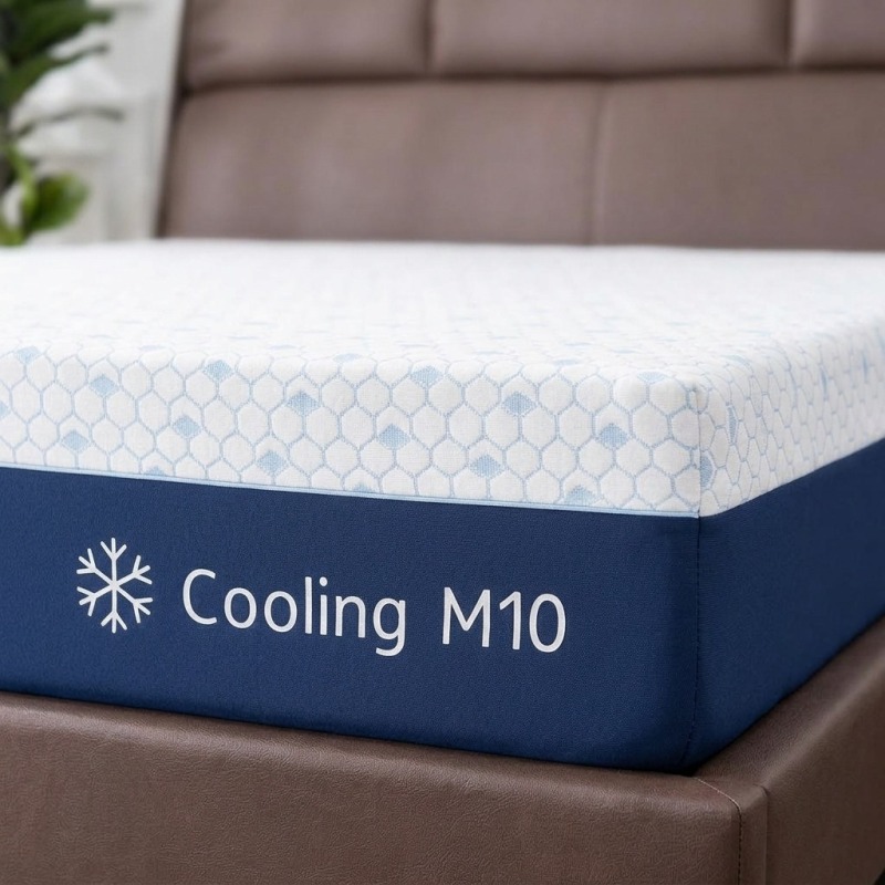 Gelsea 10 Inch Cooling Gel Memory Foam Mattress - Pressure Relief Support - Image 2