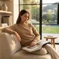 Women's 100% Pure Cashmere Mock Neck Sweater - Camel, Classic Fit 6