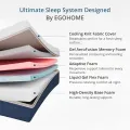 EGOHOME Gel Memory Foam Mattress 14-inch Cooling Cover & Pressure Relief 4