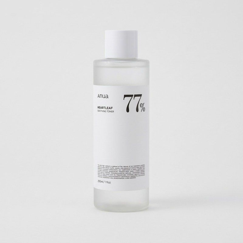 ANUA Heartleaf 77% Soothing Toner 250ml - Calming Facial Toner for Sensitive Skin - Image 1
