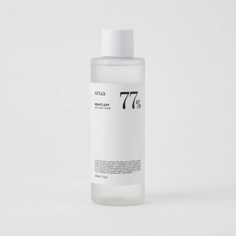 ANUA Heartleaf 77% Soothing Toner 250ml - Calming Facial Toner for Sensitive Skin - Main Image