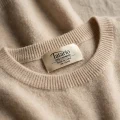 Women's 100% Pure Cashmere Brushed Crewneck Vest 3
