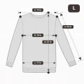 Women's 100% Cashmere Mock Neck Sweater - Light Coffee, Classic Fit 8