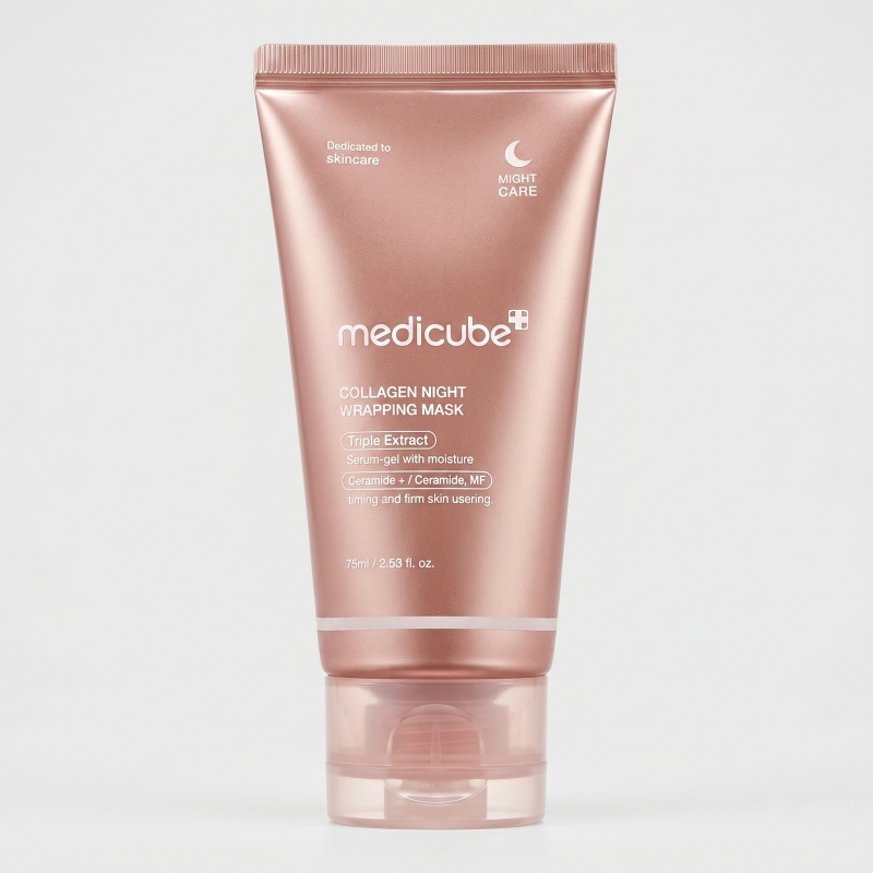 Medicube Collagen Night Wrapping Mask 75ml - Overnight Firming & Elasticity - Main Image