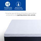 EGOHOME Charcoal Gel Memory Foam Mattress 10-Inch Cooling & Pressure Relief thumbnail 6