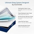 EGOHOME Haven Gel Memory Foam Mattress 12-Inch Cooling Cover & Pressure Relief 5