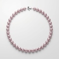 AAA Grade Purple Freshwater Pearl Necklace 9-11mm, 16.5in
