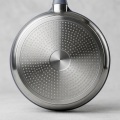 10 inch Low-Smoke Wear-Resistant Integrated Die-Cast Sauté Pan  with Tempered Glass Lid, Compatible with All Stoves 3