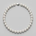 AAA Grade White Large Pearl Necklace 10-11mm, 16.5in 1