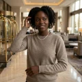 100% Pure Cashmere Women's Crew Neck Sweater 2