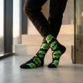 Creative Alien Crew Socks - Unisex One Size, Premium Cotton Blend 2