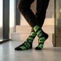 Creative Alien Crew Socks - Unisex One Size, Premium Cotton Blend 2