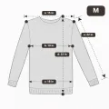 Women's 100% Pure Cashmere Sweater - Heather Gray, Low Neck, Basic Style 7