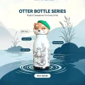 OtterSip Thermal Silicone Lid Insulated Bottle (White) - Stainless Steel Vacuum Flask 450ml/16 oz  7