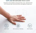 EGOHOME Haven Gel Memory Foam Mattress 12-Inch Cooling Cover & Pressure Relief 6