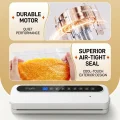 Fully Automatic Household Food Vacuum Sealer A5 - 4 Modes (Dry/Moist/Oil/Soft), Minimalist White 5
